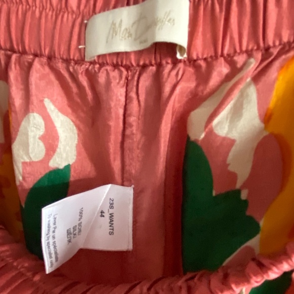 Mes Demoiselles silk pants, coral flower,  EU44 - Picture 5 of 5